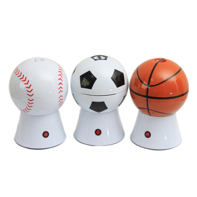 Creative Soccer Ball Electric Household Hot Air Popcorn Maker U.S. regulations - Home & Garden by buy2fix | Online Shopping UK | buy2fix