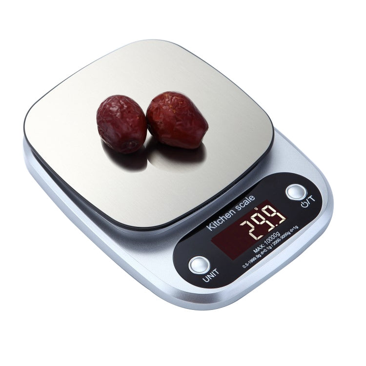 BOH-C305 Kitchen Stainless Steel LCD  Electronic Scale, Specification: 10kg / 1g - Jewelry Scales by buy2fix | Online Shopping UK | buy2fix