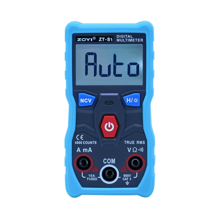 ZOYI ZT-S1 Intelligent Digital Multimeter Automatic Capacitance Ammeter(Blue Standard) - Consumer Electronics by buy2fix | Online Shopping UK | buy2fix