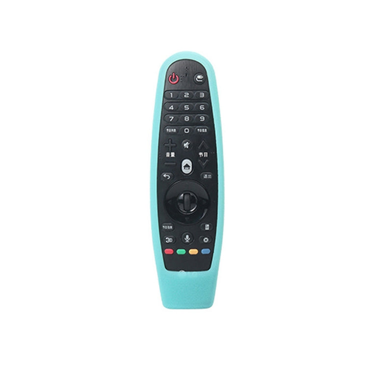 Suitable for LG Smart TV Remote Control Protective Case AN-MR600 AN-MR650a Dynamic Remote Control Silicone Case(Turquoise Blue) - Consumer Electronics by buy2fix | Online Shopping UK | buy2fix