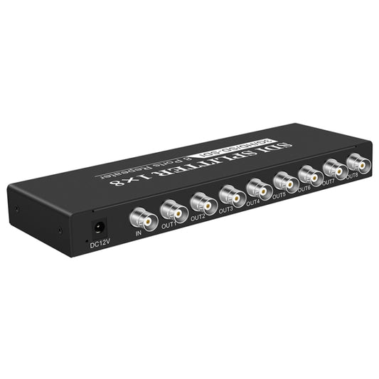 1 In 8 Out SD-SDI / HD-SDI / 3G-SDI Distribution Amplifier Video SDI Splitter(EU Plug) -  by buy2fix | Online Shopping UK | buy2fix