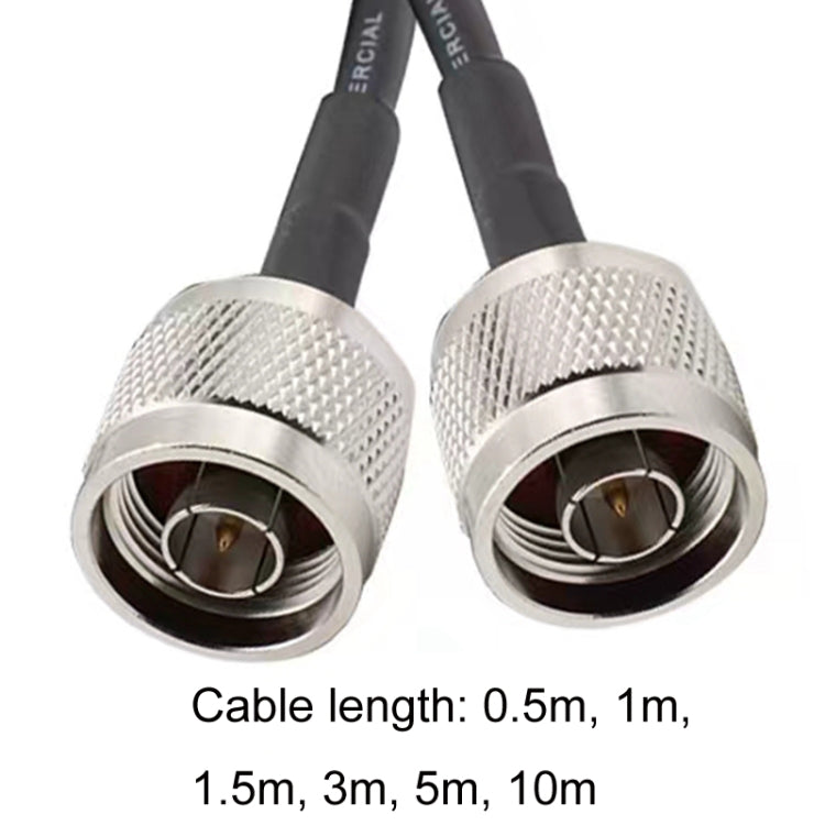 N Male To N Male RG58 Coaxial Adapter Cable, Cable Length:5m - Connectors by buy2fix | Online Shopping UK | buy2fix