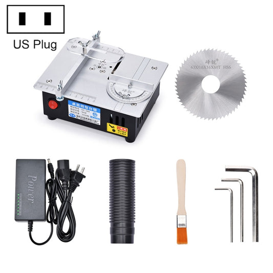 S3  96W Liftable Table Mini Table Saw Aluminum Cutting Machine,Spec: Black Standard(US Plug) - Electric Saws & Accessories by buy2fix | Online Shopping UK | buy2fix