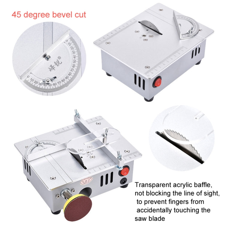 S6  96W Multifunctional Model Desktop Mini Table Saw Cutter,Spec: High-end Version(EU Plug) - Electric Saws & Accessories by buy2fix | Online Shopping UK | buy2fix