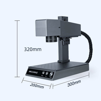 DAJA M1 Pro 10W Metal Nameplate High Precision Characters Laser Carving Machine, Style:Rotating Shaft(EU Plug) - DIY Engraving Machines by DAJA | Online Shopping UK | buy2fix