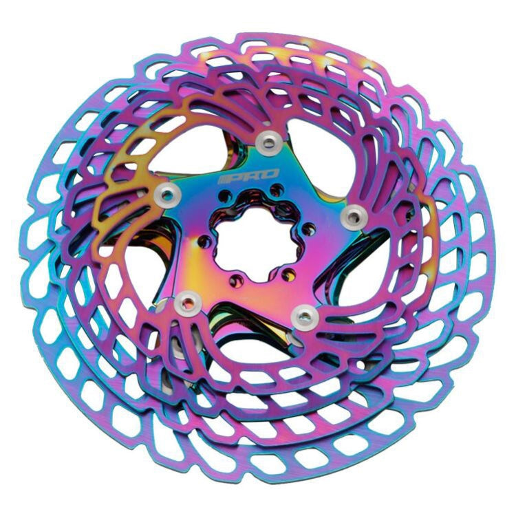 IIIPRO Floating Disc Road Mountain Bike Six Nail Disc Brake Disc, Size:180mm(Colorful) - Outdoor & Sports by IIIPRO | Online Shopping UK | buy2fix