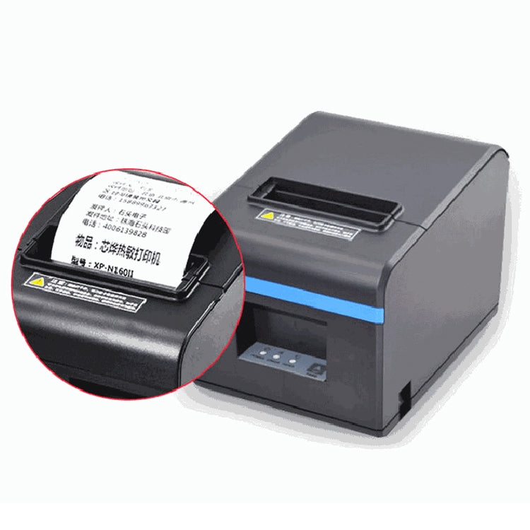 Xprinter XP-N160II Thermal Ticket Printing Machine Bluetooth Receipt Printer, Style:EU Plug(Gray) - Printer by Xprinter | Online Shopping UK | buy2fix