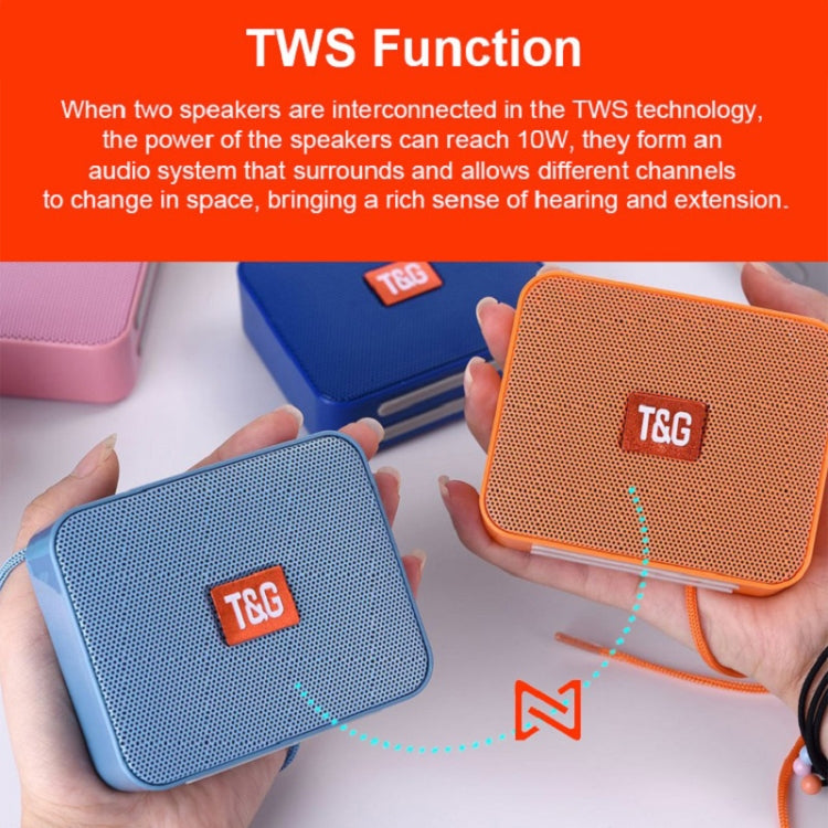 T&G TG166 Color Portable Wireless Bluetooth Small Speaker(Green) - Mini Speaker by T&G | Online Shopping UK | buy2fix