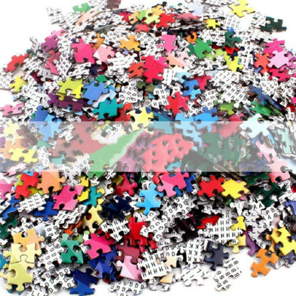 Round Shape Irregular Plane Puzzle Jigsaw Toy 1000 Pieces(Lion) - Puzzle Toys by buy2fix | Online Shopping UK | buy2fix