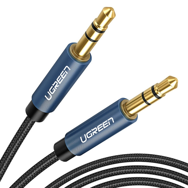 Ugreen AV112 Audio Cable 3.5mm Speaker Line Aux Cable, Length:5m(Blue) - Aux Cable by Ugreen | Online Shopping UK | buy2fix