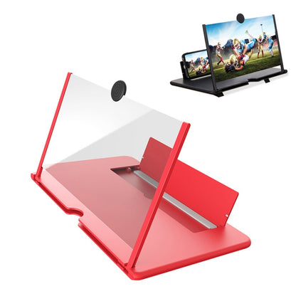 12 inch Pull-out Typed Ultra-clear 3D Mobile Phone Screen Stretching Bracket Amplifier(Red) - Screen Magnifier by buy2fix | Online Shopping UK | buy2fix