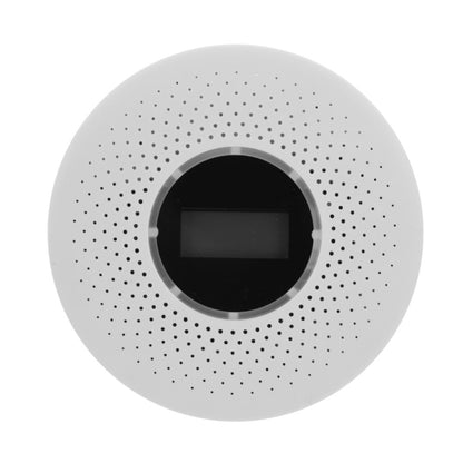 JKD-512COM CO Smoke Detector Live Voice Alarm Carbon Monoxide Leakage Sensor with LCD Display - Security by buy2fix | Online Shopping UK | buy2fix