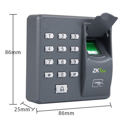 ZKTeco X6 Fingerprint All-in-one Password Swipe Access Control Machine Intelligent Office Access Control System - Security by buy2fix | Online Shopping UK | buy2fix