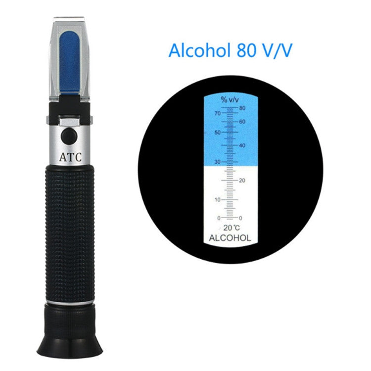 Hand-held Refractometer  Alcohol Detector Alcohol Level Meter - Breath Alcohol Tester by buy2fix | Online Shopping UK | buy2fix