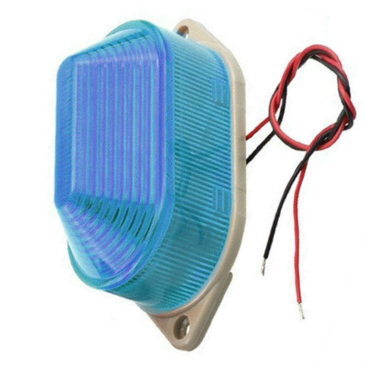 DC12V Led Mini Strobe Signal Warning Light Silent Warning Light(Blue) - Warning Lights by buy2fix | Online Shopping UK | buy2fix