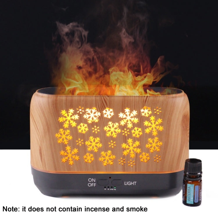 Desktop 3D Simulation Flame Incense Smoked Machine Humidifier, Colour:Gray(UK Plug) - Home & Garden by buy2fix | Online Shopping UK | buy2fix