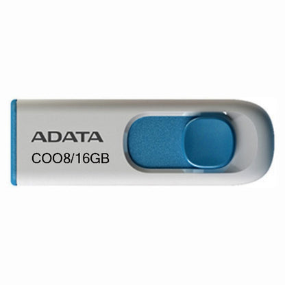 ADATA C008 Car Office Universal Usb2.0 U Disk, Capacity: 16 GB(Blue) - USB Flash Drives by ADATA | Online Shopping UK | buy2fix