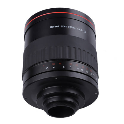 Lightdow 900mm F8.0 Telephoto Folding Reentrant Lens - Camera Accessories by Lightdow | Online Shopping UK | buy2fix