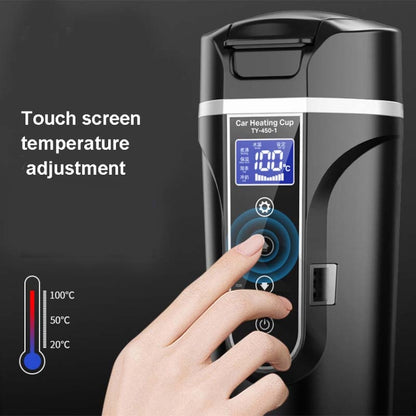 450ml Car Heating Water Bottle Thermos Mug Car Truck Universal Boiling Water Cup, Style:Home Car Dual-use(White) - Heating Cups by buy2fix | Online Shopping UK | buy2fix