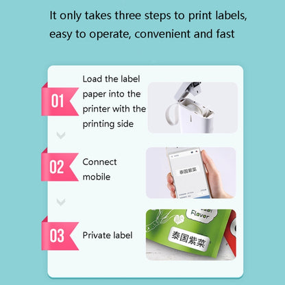 NIIMBOT D11 Thermal Label Printer Bluetooth Handheld Portable Sticker Mobile Phone Printer, Model: D11 Pink Standard - Printer by buy2fix | Online Shopping UK | buy2fix