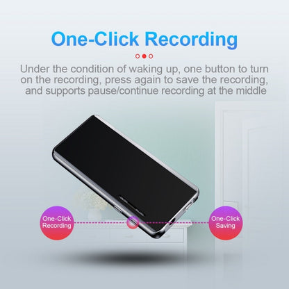 M13 High-Definition Noise Reduction Recorder Music MP4 Player, Support Recording / E-Book / TF Card With Bluetooth (Black), Capacity: 32GB - Consumer Electronics by buy2fix | Online Shopping UK | buy2fix