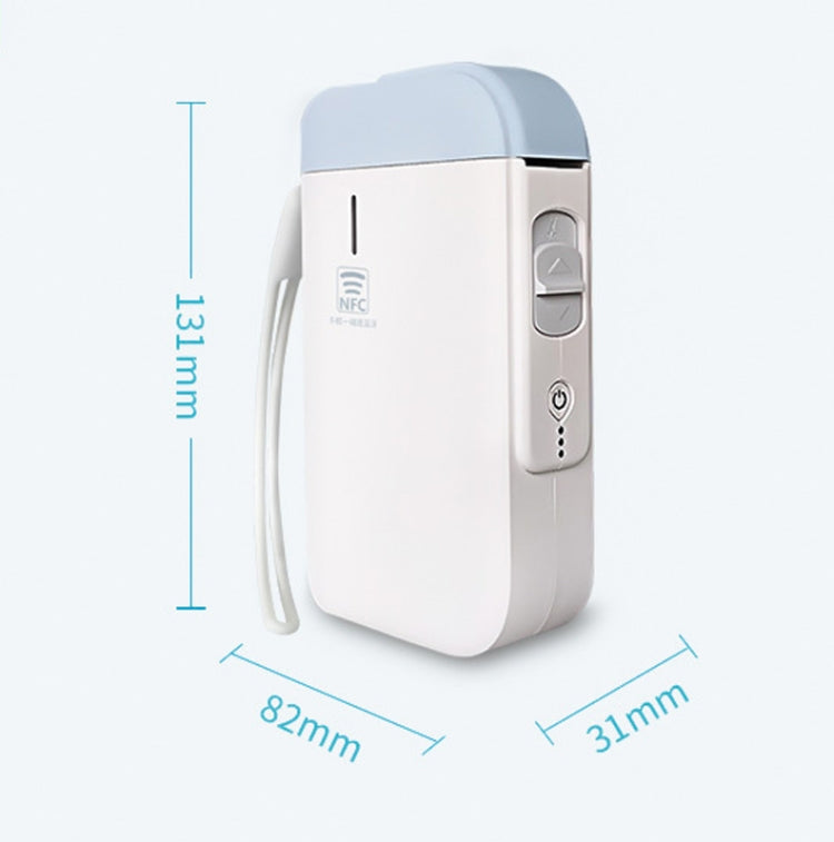 B100 Handheld Portable Bluetooth Mini Label Receipt Printer USB Charging Printer, Specification: Machine+White Label 10 Rolls - Printer by buy2fix | Online Shopping UK | buy2fix