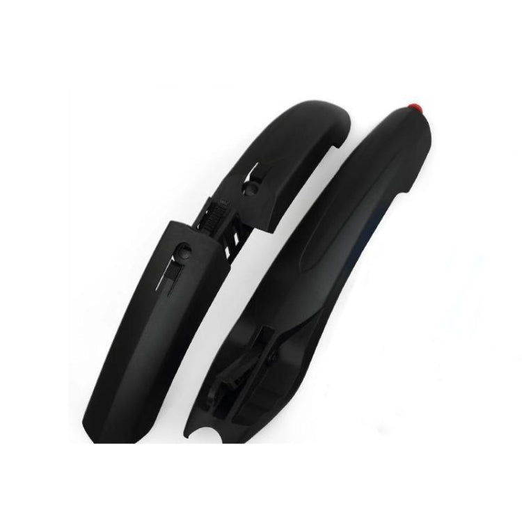 Bicycle Fender With LED Taillights Mountain Bike Fender Quick Release 26 Inch Riding Accessories(Black) - Outdoor & Sports by buy2fix | Online Shopping UK | buy2fix