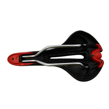 Bicycle Saddle Mountain Bike Road Bike Saddle Black Red - Outdoor & Sports by buy2fix | Online Shopping UK | buy2fix