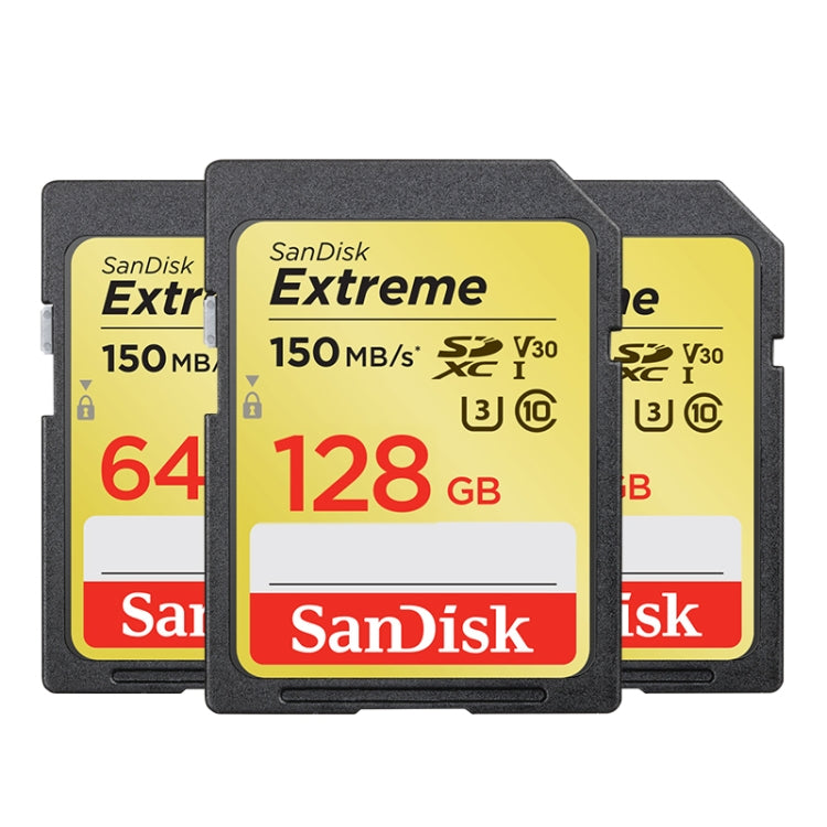 SanDisk Video Camera High Speed Memory Card SD Card, Colour: Gold Card, Capacity: 128GB - SD Card by SanDisk | Online Shopping UK | buy2fix