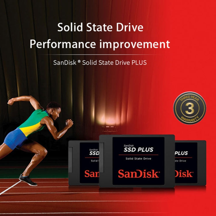 SanDisk SDSSDA 2.5 inch Notebook SATA3 Desktop Computer Solid State Drive, Capacity: 240GB - External Solid State Drives by SanDisk | Online Shopping UK | buy2fix