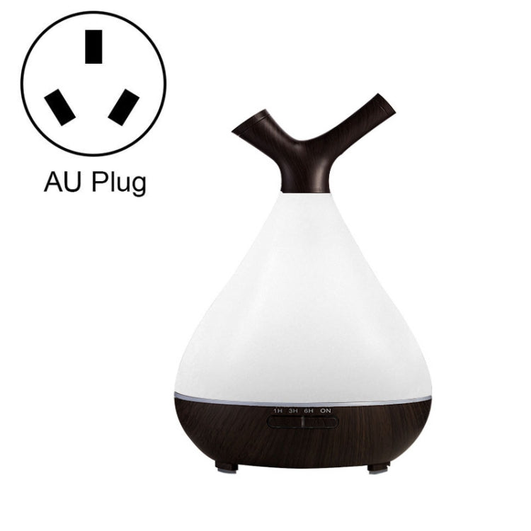 YCTA-008 Household Mute Small Wood Grain Colorful Light Aroma Diffuser Night Tree Air Humidifier, Product specifications: AU Plug(Deep Wood Grain) - Home & Garden by buy2fix | Online Shopping UK | buy2fix