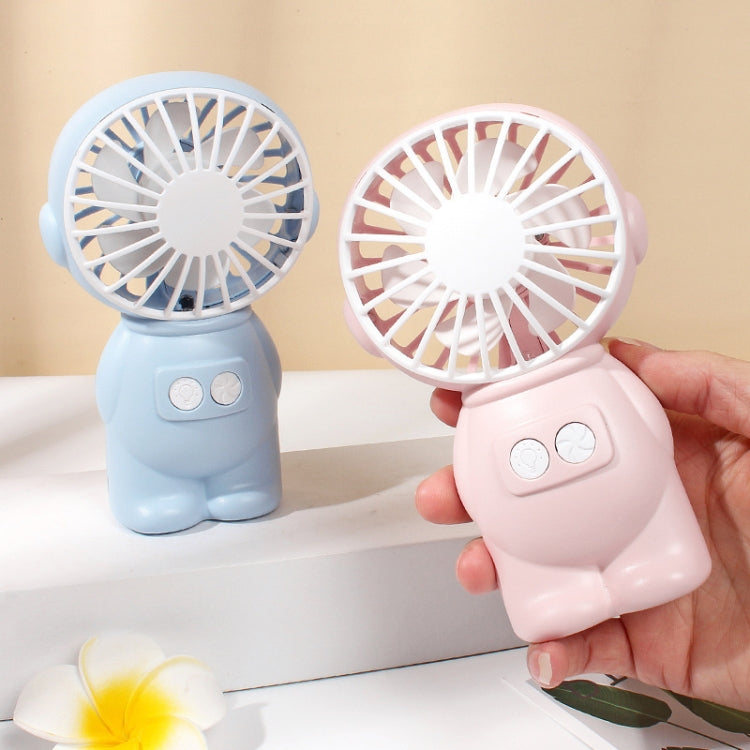 FY040 2 PCS Portable Outdoor USB Handheld Fan Desktop Office Mini Night Light Fan(Pink) - Electric Fans by buy2fix | Online Shopping UK | buy2fix