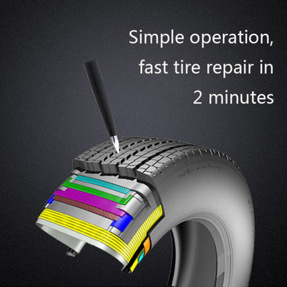 Q412 Car Tyre Repair Nail Emergency Tire Repair Kit - In Car by buy2fix | Online Shopping UK | buy2fix
