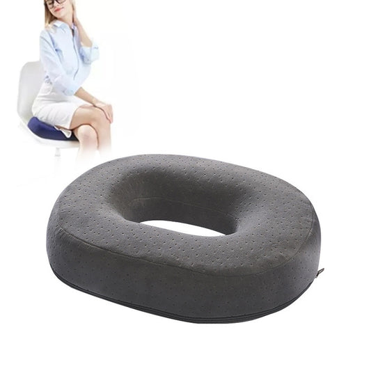 Slow Resilience Memory Foam Office Hip Pad After Hemorrhoids Operation Cushion(Gray) - Cushions & Pillows by buy2fix | Online Shopping UK | buy2fix