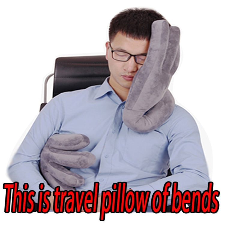 LC-07 Travel Head Pillow Car Headrest Office Lunch Break Pillow(Purple) - Cushions & Pillows by buy2fix | Online Shopping UK | buy2fix