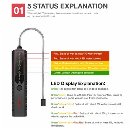 EDIAG BF100 Car Brake Oil Detection Pen Brake Fluid Tester - In Car by buy2fix | Online Shopping UK | buy2fix