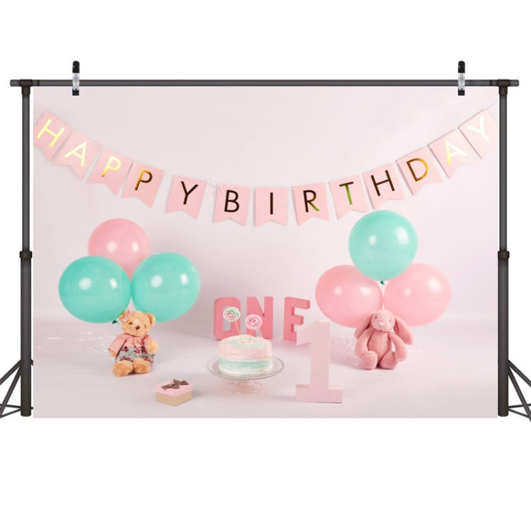 2.1m x 1.5m One Year Old Birthday Photography Background Cloth Birthday Party Decoration Photo Background(577) - Camera Accessories by buy2fix | Online Shopping UK | buy2fix