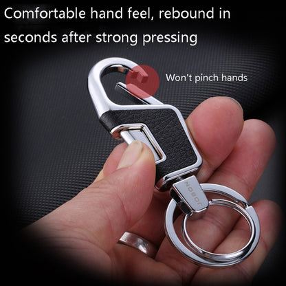 JOBON ZB-6611 Car Keychain Men Waist Hanging Keychain Simple Key Rings(Golden) - Key Rings by JOBON | Online Shopping UK | buy2fix