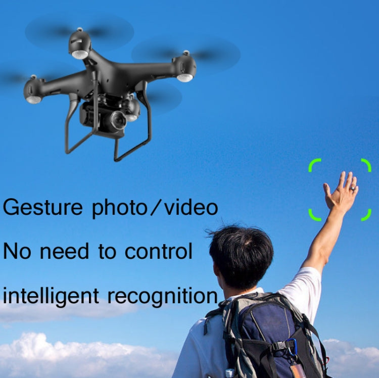 YLR/C S32T 25 Minute Long Battery Life High-Definition Aerial Photography Drone Gesture Remote Control Quadcopter, Colour: Standard (Black) - RC Aircrafts by YLR/C | Online Shopping UK | buy2fix