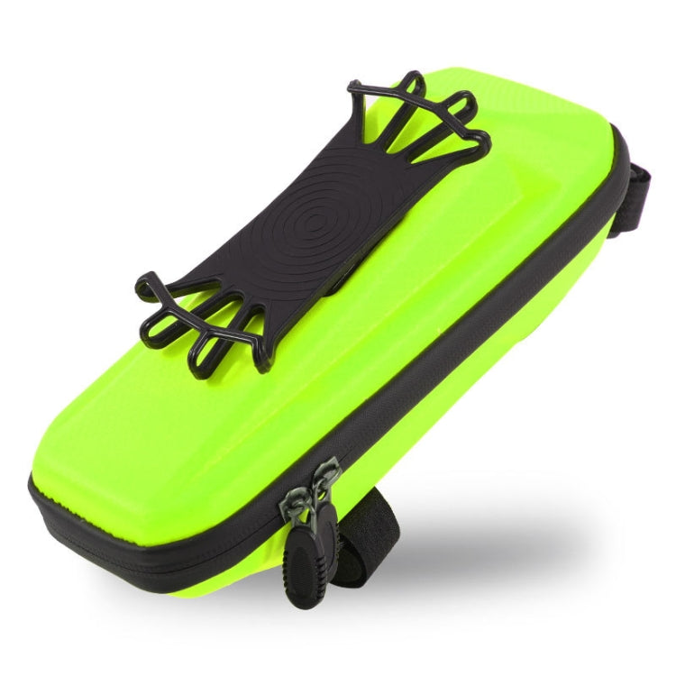 WEST BIKING YP0707263 Bicycle Outdoor Front Beam Bag EVA Hard Shell Phone Bag(Fluorescent yellow) - Bicycle Bags by WEST BIKING | Online Shopping UK | buy2fix