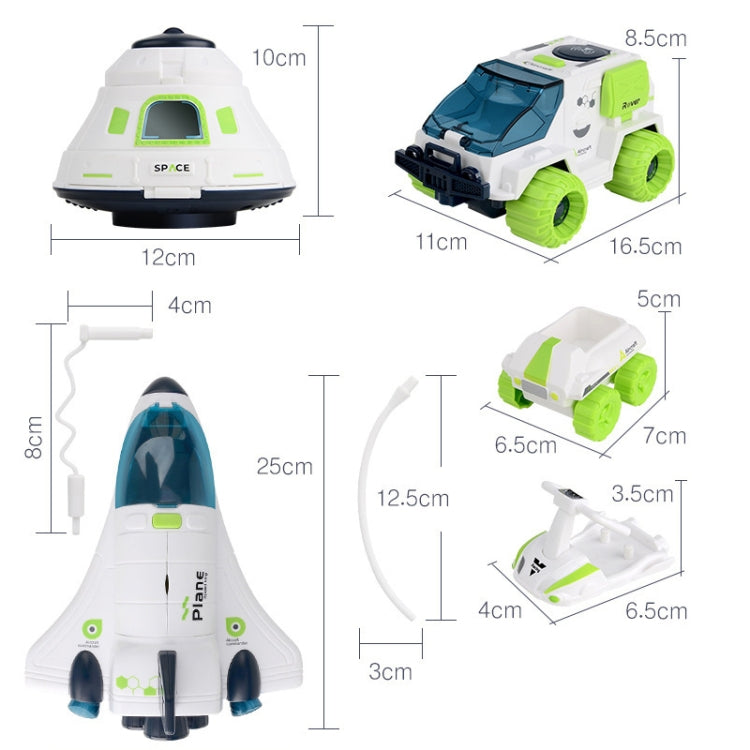 Simulation Sound And Light DIY Assembled Aviation Model Science And Education Toys, Colour: Return Cabin - Model Toys by buy2fix | Online Shopping UK | buy2fix