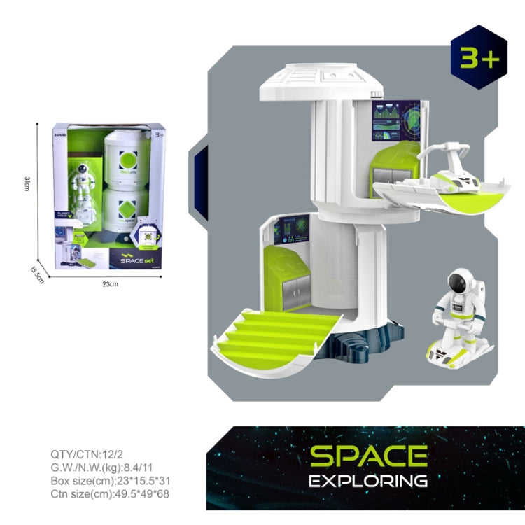 Simulation Sound And Light DIY Assembled Aviation Model Science And Education Toys, Colour: Space Station - Model Toys by buy2fix | Online Shopping UK | buy2fix