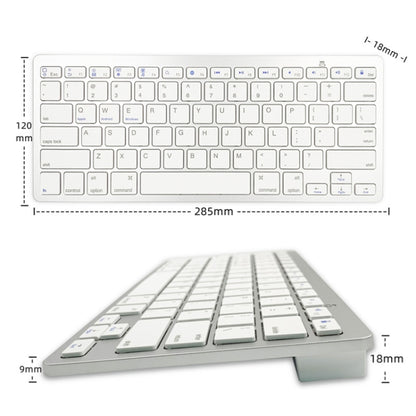 X5 Bluetooth 3.0 Wireless 78 Keys Foreign Language Small Language Keyboard(Italian) - Wireless Keyboard by buy2fix | Online Shopping UK | buy2fix