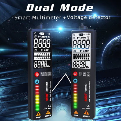 BSIDE Dual-Mode Smart Large-Screen Display Multimeter Electric Pen Portable Voltage Detector, Specification: ADMS1 - Digital Multimeter by BSIDE | Online Shopping UK | buy2fix