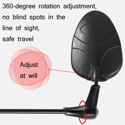 2 PCS WEST BIKING Mountain Road Bike Helmet Mini Reflective Convex Rearview Mirror - Outdoor & Sports by buy2fix | Online Shopping UK | buy2fix