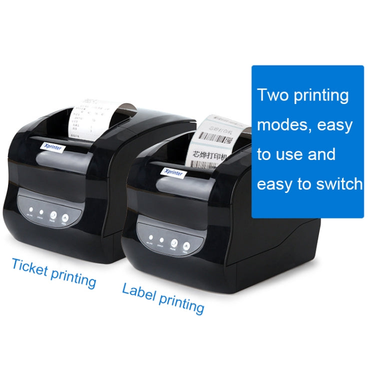 Xprinter XP-365B 80mm Thermal Label Printer Clothing Tag Printer, Plug:US Plug(Bluetooth Version) - Consumer Electronics by Xprinter | Online Shopping UK | buy2fix