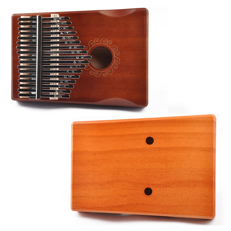 17-Tone Thumb Piano Kalimba Beginners Introduction Finger Piano, Colour: Yellow Kit - Keyboard Instruments by buy2fix | Online Shopping UK | buy2fix