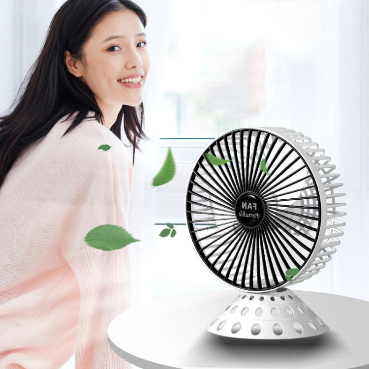 USB Desktop Fan Mini Home Dormitory Portable Fan, Colour: 6 Inch (White) - Consumer Electronics by buy2fix | Online Shopping UK | buy2fix