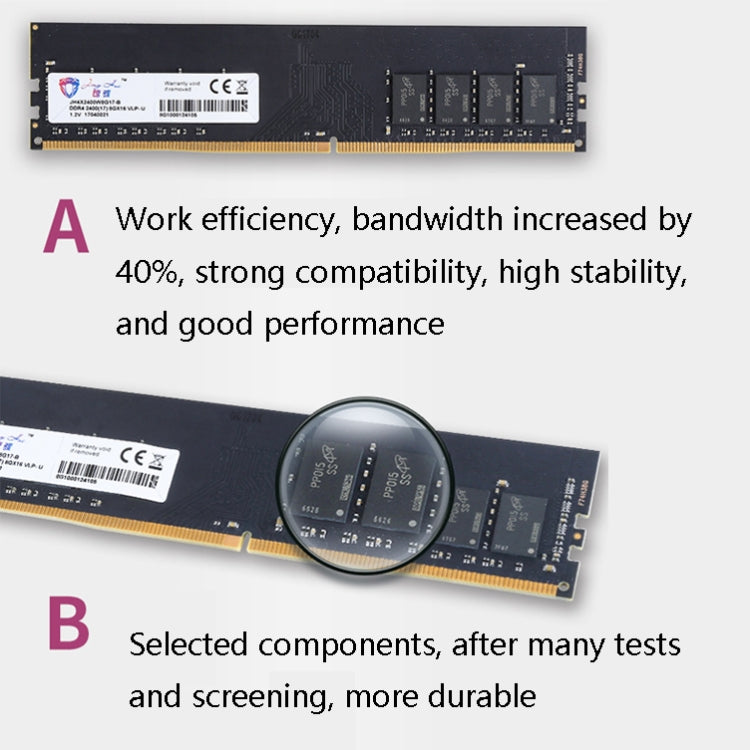 JingHai DDR4 4G Low Pressure Version 1.2V Desktop RAM(2133MHz) - RAMs by JingHai | Online Shopping UK | buy2fix