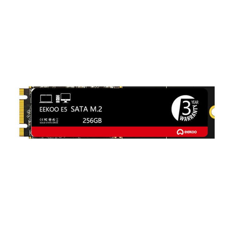 Eekoo E5 M.2 SATA Solid State Drives for Desktops / Laptops, Capacity: 256G - External Solid State Drives by eekoo | Online Shopping UK | buy2fix